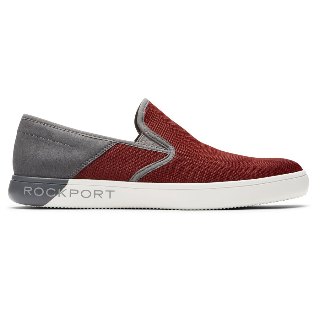 Sapatilhas Homem Rockport Colle Slip-On Mesh Vermelhas,Portugal BWMPV-0629